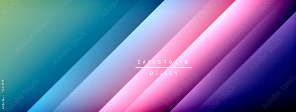 Dynamic shadow lines with gradient colors geometric background Dynamic shadow lines with gradient colors geometric background