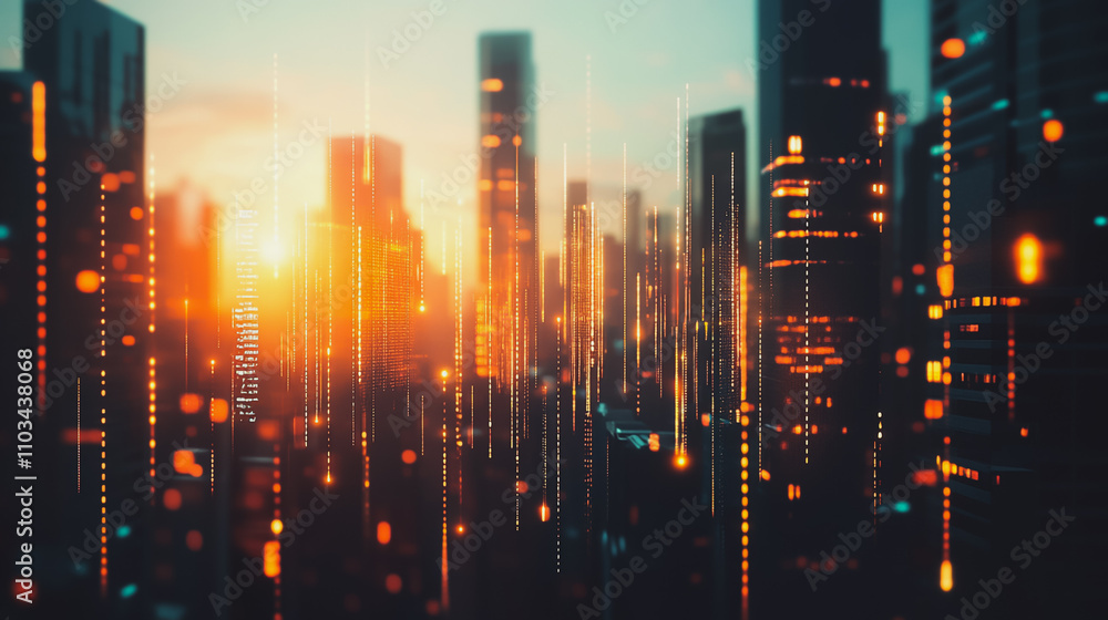 Smart digital city with connection cyber security network reciprocity over the cityscape . future smart wireless digital city and social media networking systems that connects people within the city Smart digital city with connection cyber security network reciprocity over the cityscape . future smart wireless digital city and social media networking systems that connects people within the city