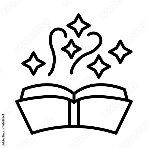 Spell Book line icon