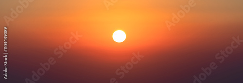 Fotografija Red sunset, sun, beautiful view