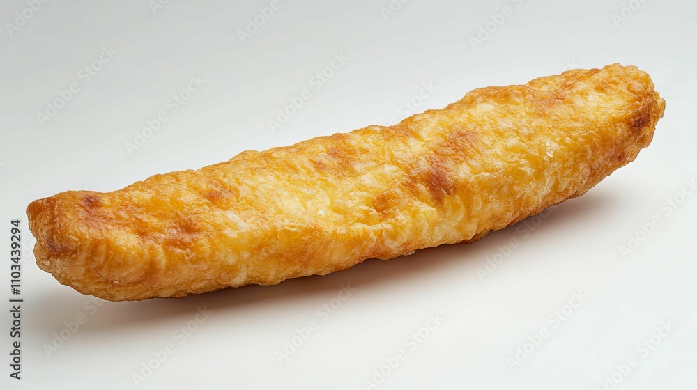 Golden Brown Fried Fish Stick Food Item Golden Brown Fried Fish Stick Food Item