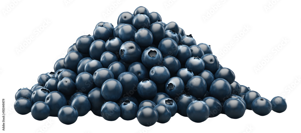 PNG A pile of fresh blueberries PNG A pile of fresh blueberries