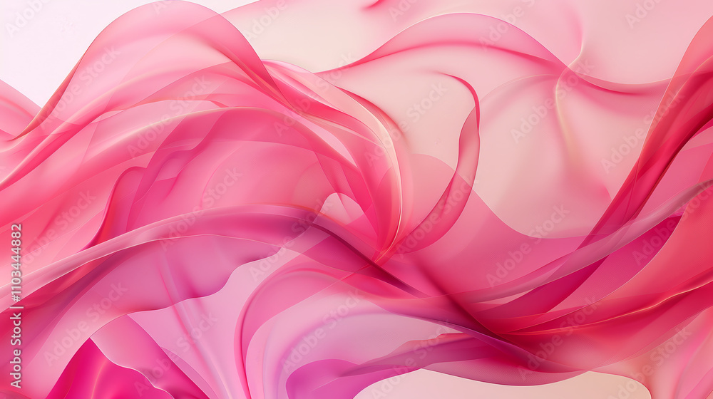 Bold Pink Abstract Design with Fun Shapes Bold Pink Abstract Design with Fun Shapes