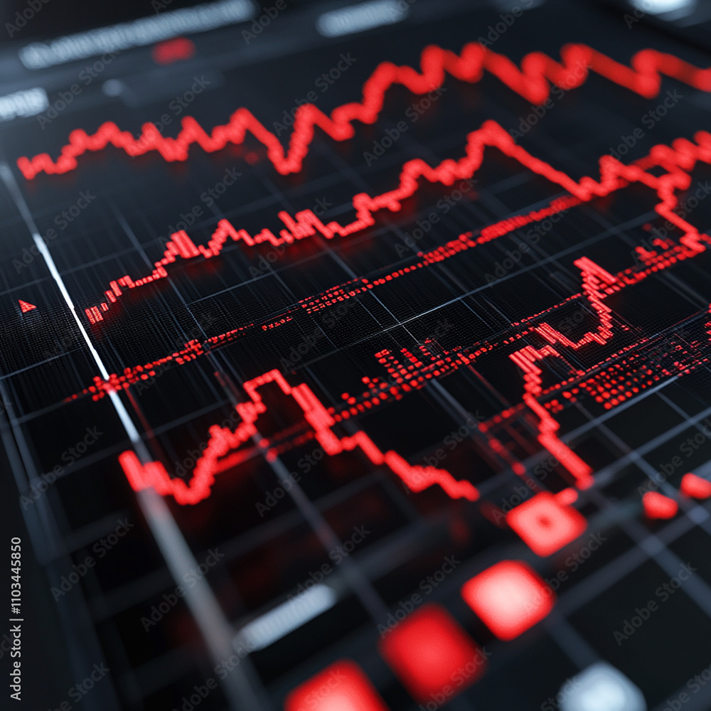 Ai generated financial data analysis digital interface chart visualization tech environment close-up view data insights Ai generated financial data analysis digital interface chart visualization tech environment close-up view data insights