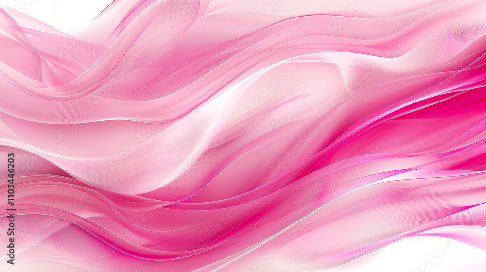 Energetic Pink Abstract Art with Modern Shapes Energetic Pink Abstract Art with Modern Shapes