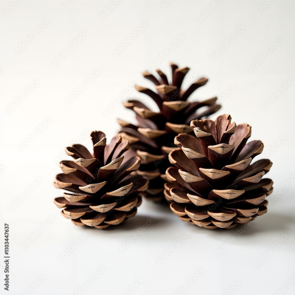 Pinecones with Christmas Touches Pinecones with Christmas Touches