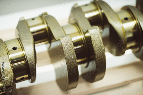 Photography New engine crankshaft