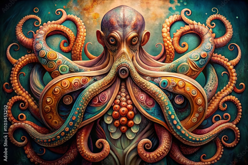 custom made wallpaper toronto digitalCaptivating Octopus Tattoo Style Drawing: A Deep Dive into Intricate Ink Designs and Unique Marine Life Inspiration for Tattoo Enthusiasts and Art Lovers