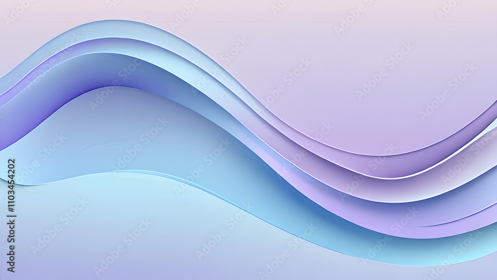 Fototapeta premium Abstract blue wave design with pink accents, perfect for futuristic wallpaper or business banner