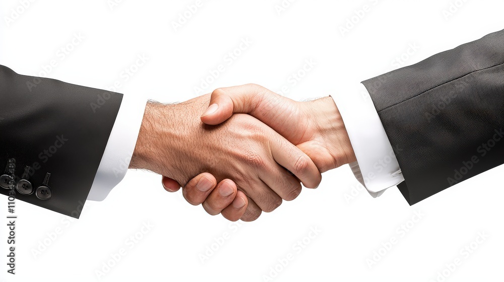 Close-up of two businessmen shaking hands, marking the success of a business deal, merger, or acquisition, representing teamwork, partnership, and business growth. Close-up of two businessmen shaking hands, marking the success of a business deal, merger, or acquisition, representing teamwork, partnership, and business growth.