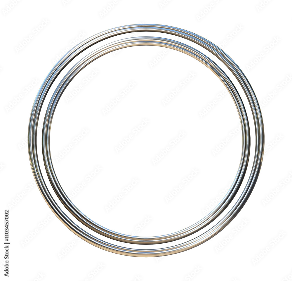 Silver circle frame 3d on png transparent background. Silver circle frame 3d on png transparent background.