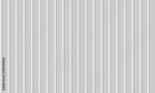Grey rectangle seamless pattern looks like a metal sheet roof. Vector Repeating Texture.