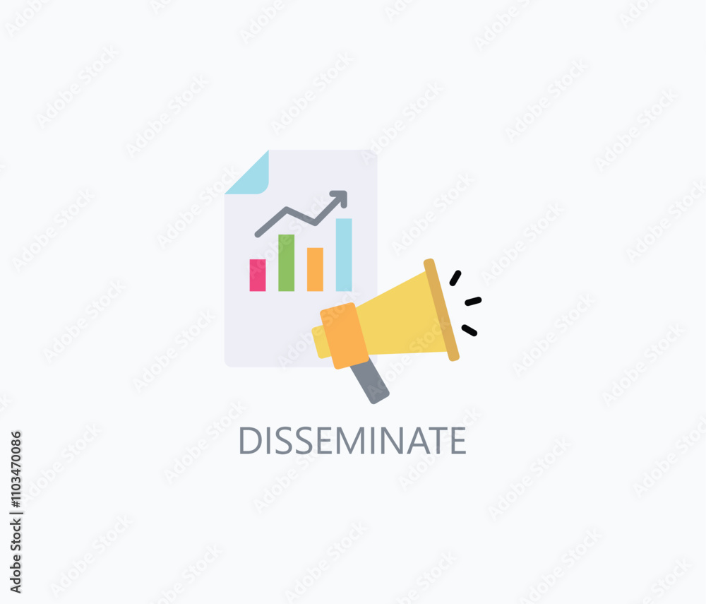Disseminate Vector, Icon Or Logo Sign Symbol Illustration Disseminate Vector, Icon Or Logo Sign Symbol Illustration