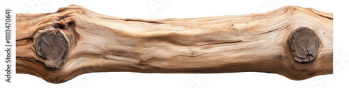 A close-up image of a textured wooden log with visible growth rings.