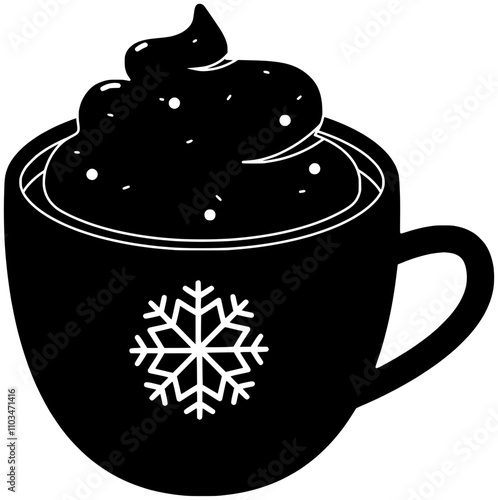 milkshake illustration coffee silhouette summer logo drink icon ice outline sweet food icecream cookie biscuit christmas tapioca tea milk shape cool vector graphic background