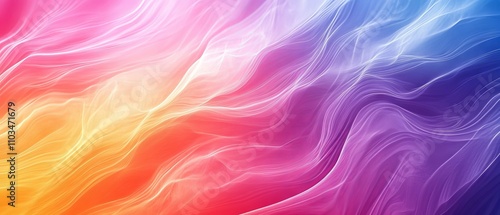 Wallpaper Mural Vibrant abstract rainbow wave background illustration with colorful flowing patterns and gradient effects Torontodigital.ca