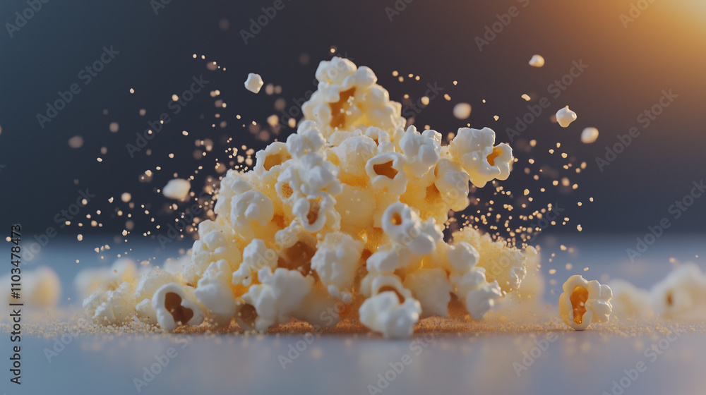 box of popcorn, popcorn isolated box of popcorn, popcorn isolated