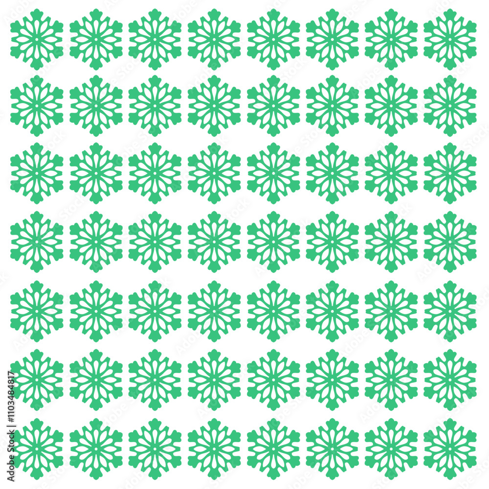 Christmas Ornamental Snowflakes Pattern Texture Background Vector Christmas Ornamental Snowflakes Pattern Texture Background Vector