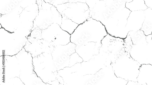 Sketch crack texture. Ground cracks, breaks on land surface from earthquake. old wall background crack vector.