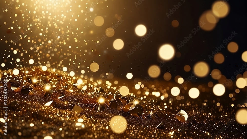golden christmas lights. gold particles. gold sparkling lights festive background with texture golden christmas lights. gold particles. gold sparkling lights festive background with texture