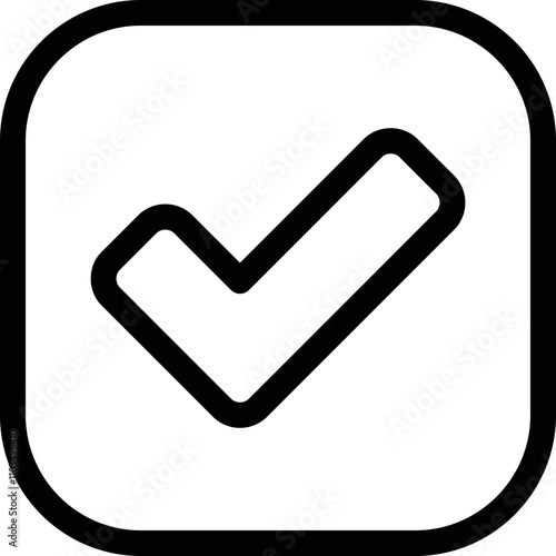 Simple vector icon check mark