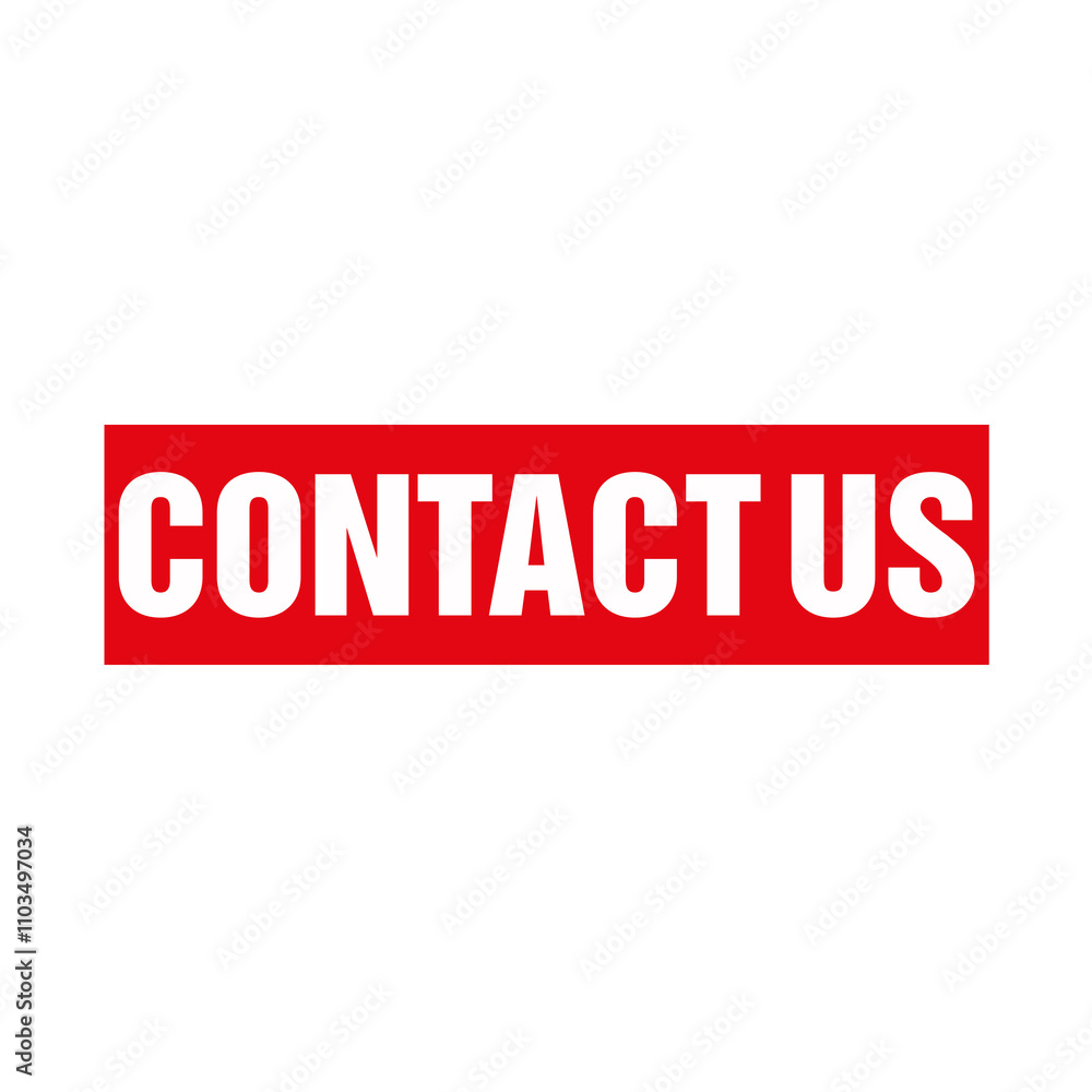 Fototapeta premium Contact us Call to action Button on a transparent Background 