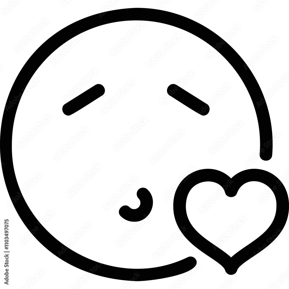 Simple vector icon smiley Simple vector icon smiley
