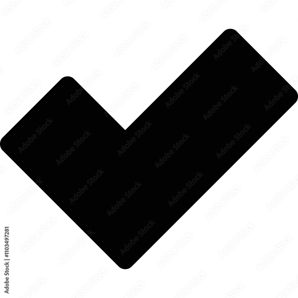 Simple vector icon check mark Simple vector icon check mark
