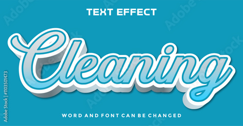 Cleaning editable text effect
