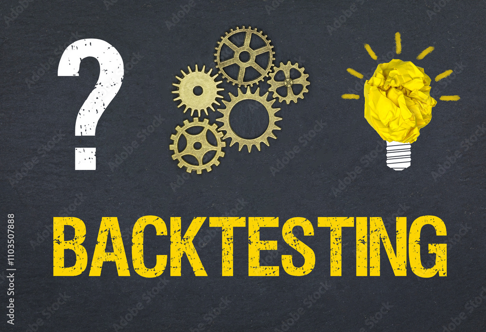 Obraz premium Backtesting