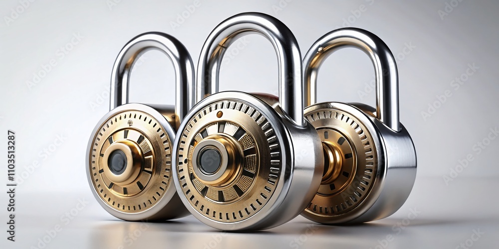Creative Combination Lock Design Illustration Isolated on White Background for Security Concepts and Digital Imagery in Low Light Settings Creative Combination Lock Design Illustration Isolated on White Background for Security Concepts and Digital Imagery in Low Light Settings