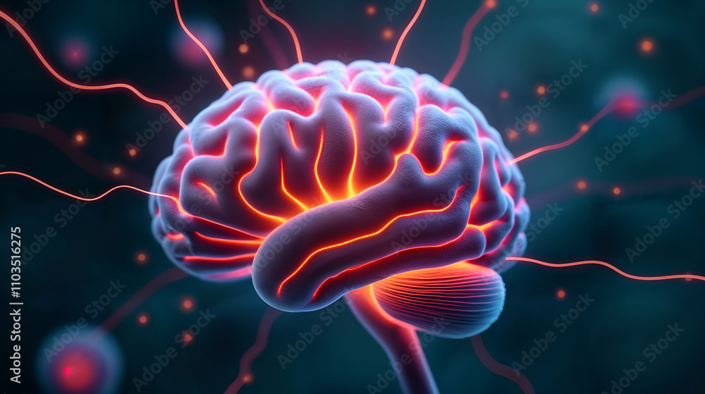 Fototapeta premium Neural Connections and Creativity