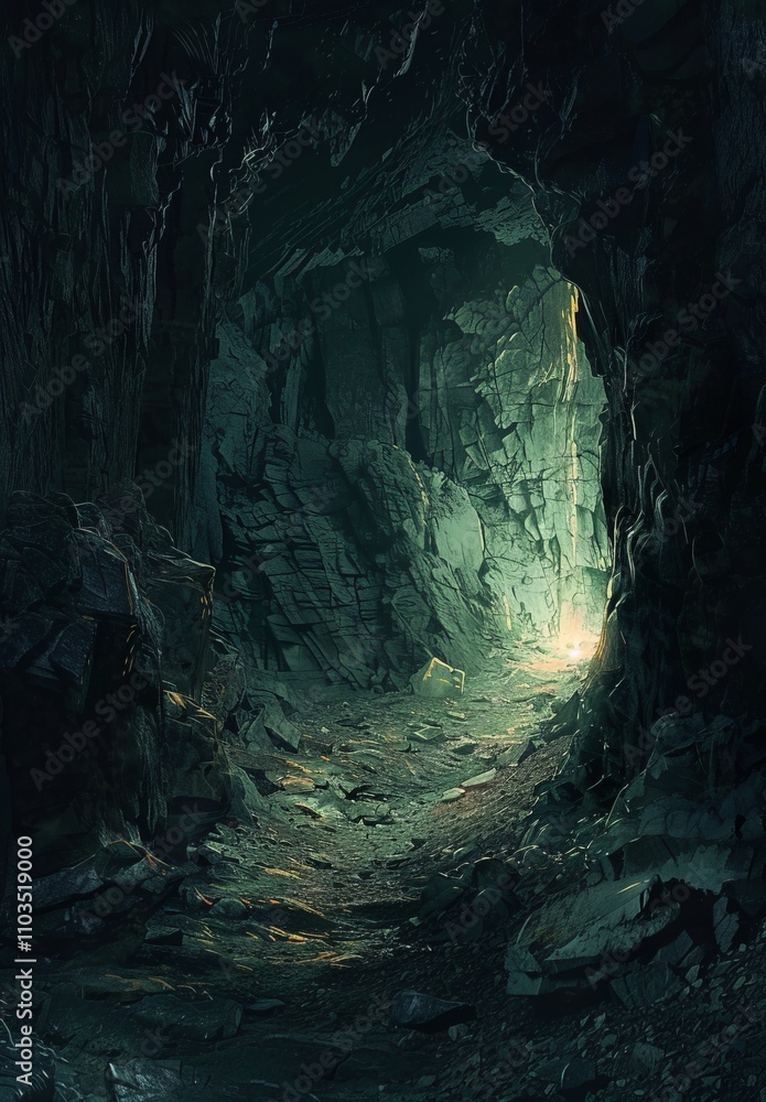 light in the cave. light in the cave.