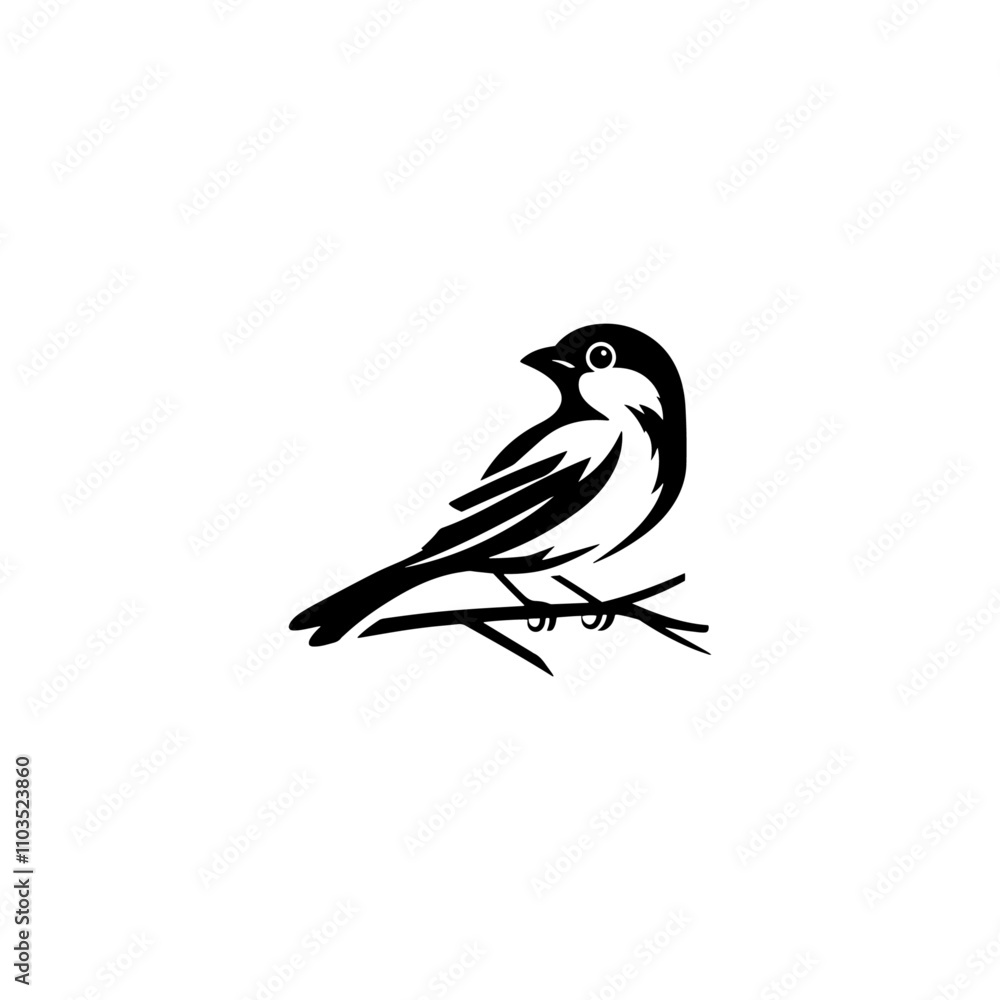 Sparrow silhouette vector, Stylized Blackbird Silhouette: Perfect Branding Art, sparrow silhouette vector illustration, sparrow little bird icon, simple cartoon line vector art Sparrow silhouette vector, Stylized Blackbird Silhouette: Perfect Branding Art, sparrow silhouette vector illustration, sparrow little bird icon, simple cartoon line vector art