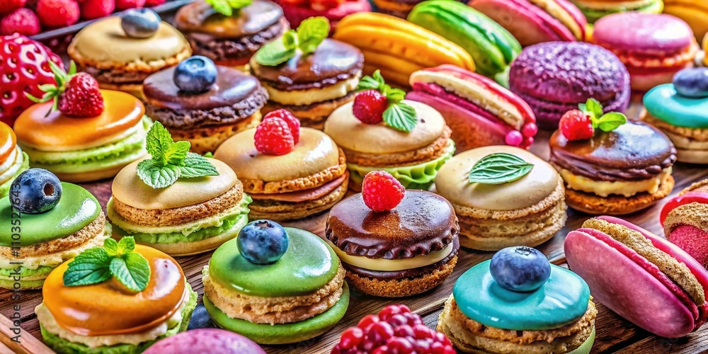Delightful French Sweet Handdrawn Collection Featuring Tarts, Macarons, and Pastries in an Artistic Style Perfect for Culinary Illustrations and Design Projects Delightful French Sweet Handdrawn Collection Featuring Tarts, Macarons, and Pastries in an Artistic Style Perfect for Culinary Illustrations and Design Projects
