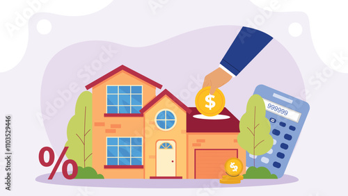 Affordable Housing Development Illustration