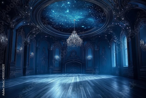 A striking generative AI design that enhances the aesthetic appeal of the space.