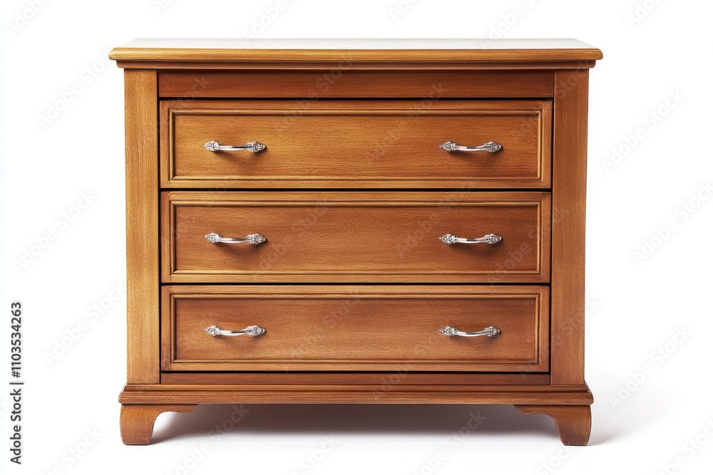 Elegant Wooden Three Drawer Chest Of Drawers Elegant Wooden Three Drawer Chest Of Drawers
