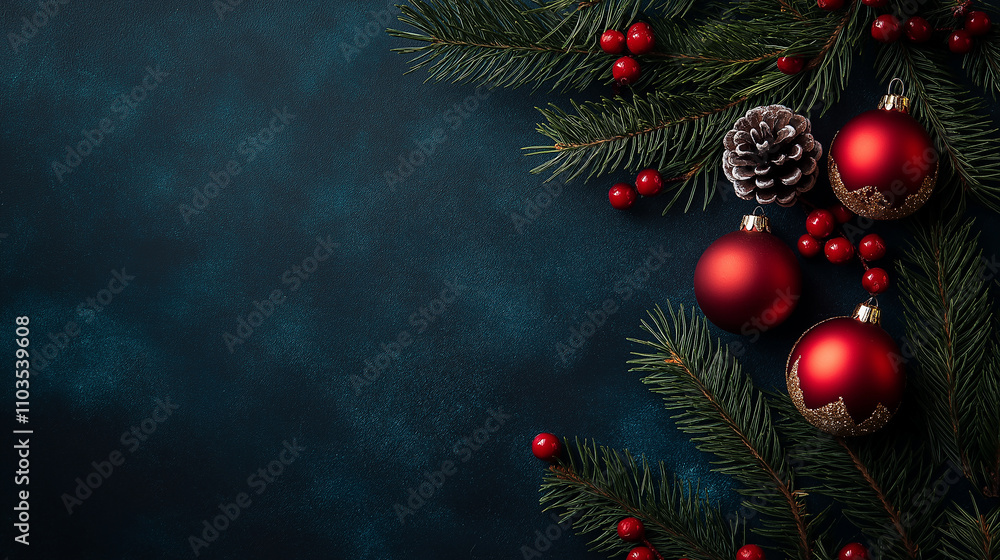 christmas background with christmas tree branches christmas background with christmas tree branches