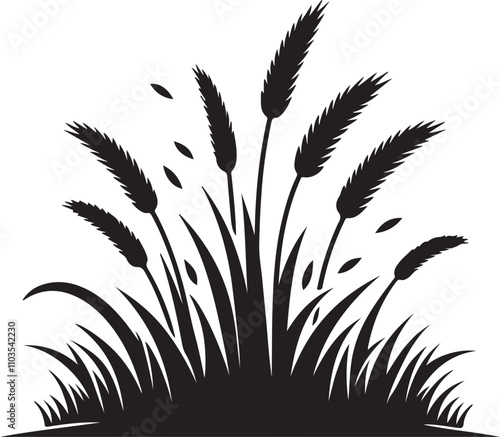 Grass Plant vector 