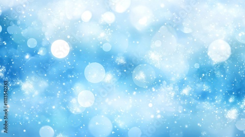 Ethereal Blue Bokeh Background for Creative Projects