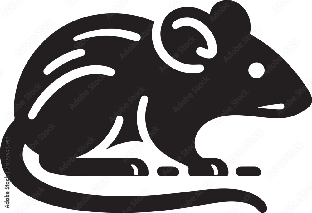 Rat vector in white background Rat vector in white background