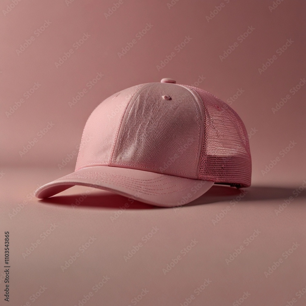 Cute Pink Cap on Transparent Background Image Cute Pink Cap on Transparent Background Image