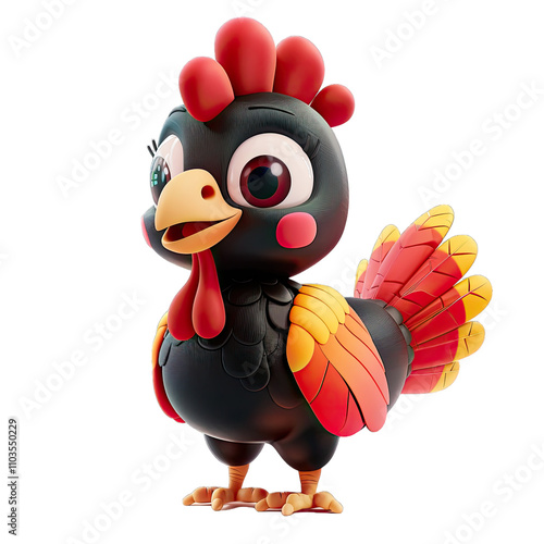 Turkey cartoon  photo with transparent background  photo