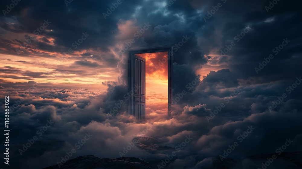 CelestialGatewayLeadingToTheBoundlessEternalSkiesOfDreams,夢の果てまで広がる永遠の空に誘う天の門.Generative AI CelestialGatewayLeadingToTheBoundlessEternalSkiesOfDreams,夢の果てまで広がる永遠の空に誘う天の門.Generative AI