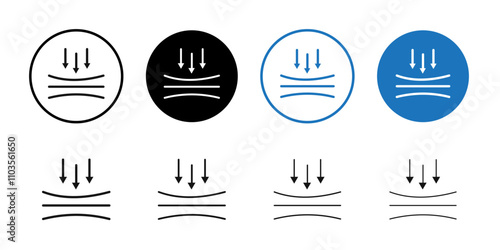 Resilience icon logo sign set vector outline