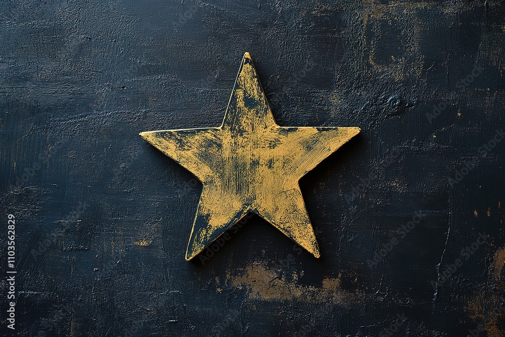 Decorate your space with a unique yellow star design Decorate your space with a unique yellow star design