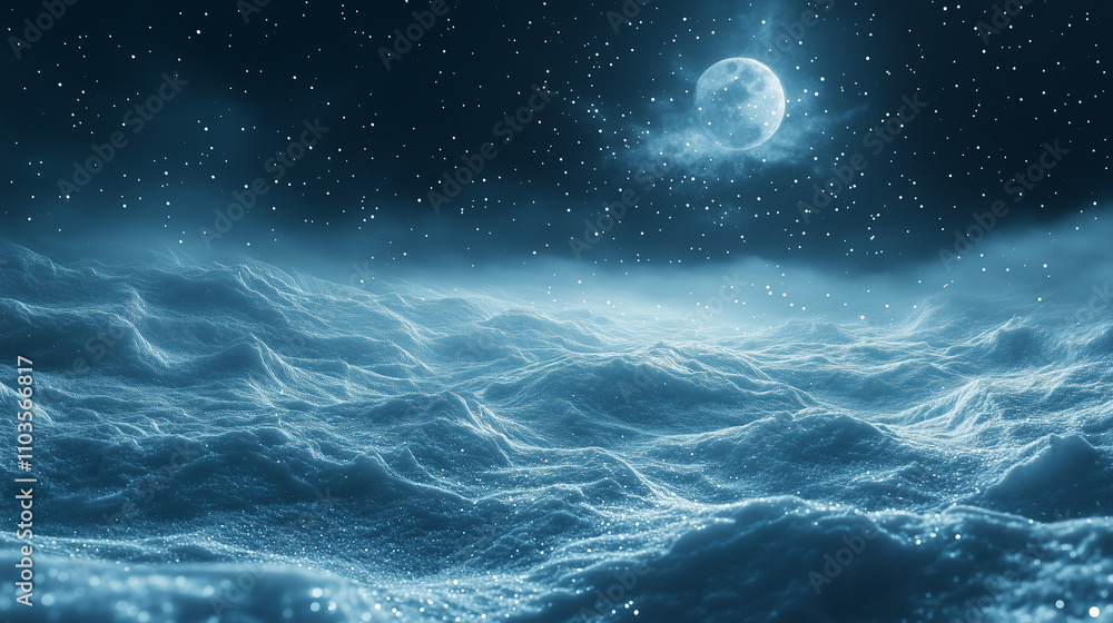 Soft Snow Drift Background with Moonlit Sparkles and Gentle Shadows in Blue and Silver Tones, Perfect for Serene Text Overlay, Generated AI Soft Snow Drift Background with Moonlit Sparkles and Gentle Shadows in Blue and Silver Tones, Perfect for Serene Text Overlay, Generated AI