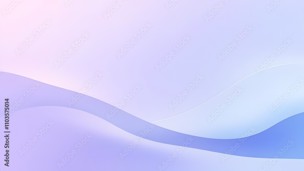 Abstract Blue Wave Design, Soft Light Curves, Vector Art Wallpaper Abstract Blue Wave Design, Soft Light Curves, Vector Art Wallpaper