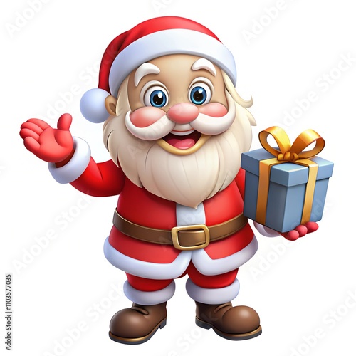 santa claus with gifts